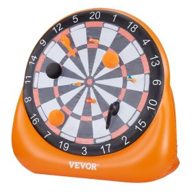 Inflatable Soccer Dart Board over 6 ft with 4 Kick Ball 6 Darts 6 Axe Pump Inflatable Soccer Dart Board over 6 ft with 4 Kick Ball 6 Darts 6 Axe Pump